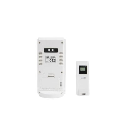 TREVI Moi 3108 RC Station m&eacute;t&eacute;o avec capteur ext&eacute;rieur, Blanc, 9 x 5 x 18 cm