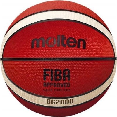 MOLTEN  B7G2000 Inddor Outdoor Basketball, Orange/Ivory