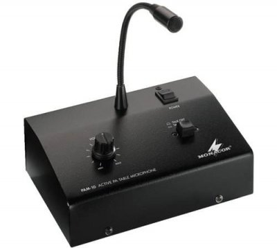 MONACOR  PAM-10 Amplificateur Public Adress - Installation microphones