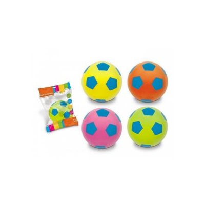 MONDO  - Ballon Soft Football Fluo 20cm - Enfant - Mixte - Id&eacute;al r&eacute;cr&eacute;