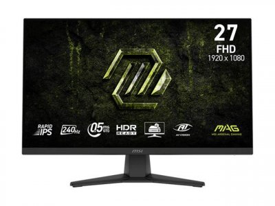 MSI Monitor  MAG 272F X24 27 FHD 240Hz Rapid IPS HDR Adaptive-Sync AI Vision Antirreflejo