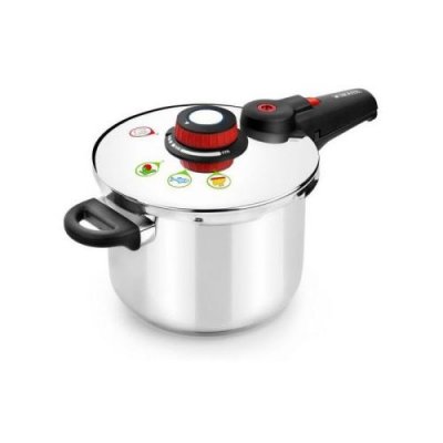 MONIX  Autocuiseur en Acier Inoxydable Moderne 7 Litros Argent