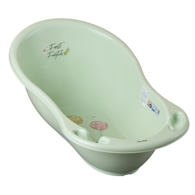 GENERIQUE MonMobilierDesign Baignoire b&eacute;b&eacute; avec thermom&egrave;tre Vert Forest 86 cm