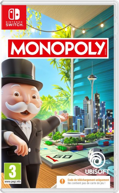 Monopoly 2024 - Jeu Nintendo Switch - Code in a Box - Neuf