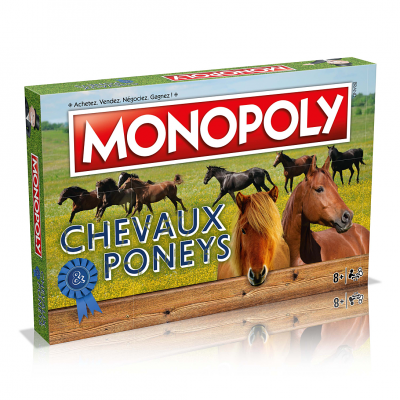 MONOPOLY CHEVAUX ET PONEYS - Jeu de plateau - WINNING MOVES