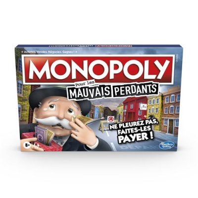 HASBRO GAMING Monopoly Mauvais Perdant