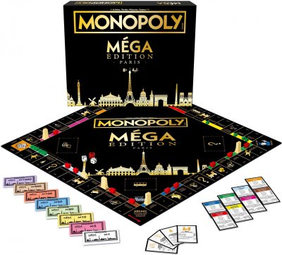 WINNING MOVES MONOPOLY Mega Paris - Jeu de soci&eacute;t&eacute; -  - D&egrave;s 8 ans