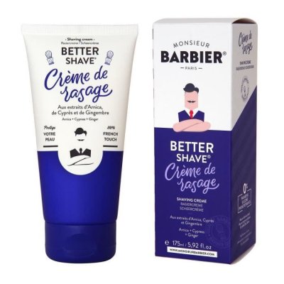 MONSIEUR BARBIER  Cr&egrave;me De Rasage Better-Shave 175ml