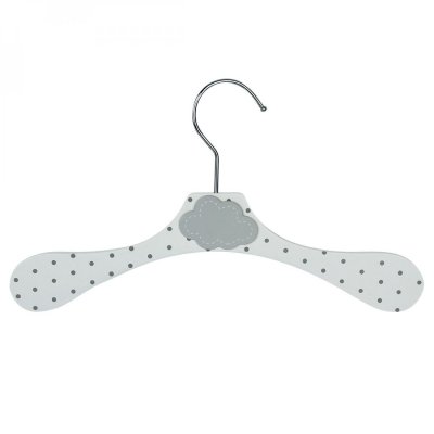  Monsieur B&eacute;b&eacute; - Lot de 20 cintres en bois 28 cm pour b&eacute;b&eacute;, enfant avec crochet pivotant - 4 mod&egrave;les