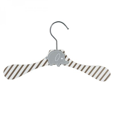  Monsieur B&eacute;b&eacute; - Lot de 30 cintres en bois 28 cm pour b&eacute;b&eacute;, enfant avec crochet pivotant - 4 mod&egrave;les