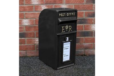 MONSTERSHOP  Bo&icirc;te aux Lettres La Poste - Noire
