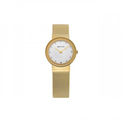 BERING Montre  Femme "Classic" Quartz - Bo&icirc;tier or brillant - 10126-334