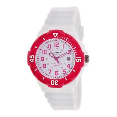 CASIO Montre  Collection LRW-200H-4BVEF - Montre Blanche Rose Femme