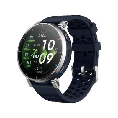 AMAZFIT Montre connect&eacute;e  Active 3 Premium 45 mm Atlas Bleu