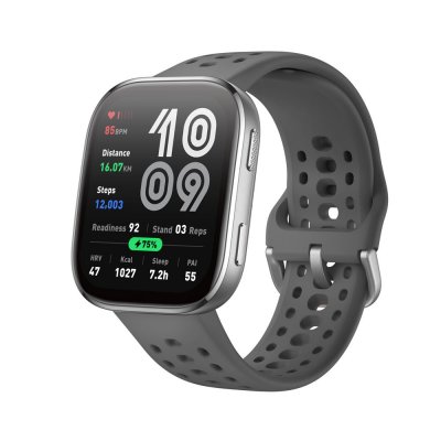 AMAZFIT Montre connect&eacute;e  Bip 6 (1,97""), 2 000 nits, cartographie hors ligne, 140 sports, gris fonc&eacute;