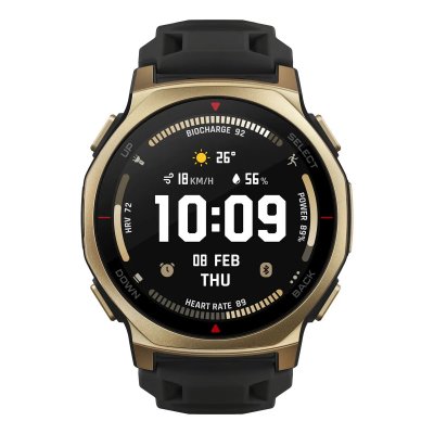 AMAZFIT Montre Connect&eacute;e  T-Rex 3 Pro 44mm AMOLED Saphir GPS Outdoor