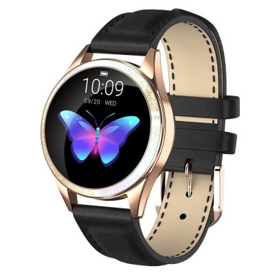  Montre Connect&eacute;e Chronus KW20 IP68 &Eacute;tanche Fitness Tracker-Noir-Chronus 