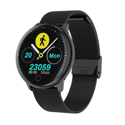  Montre Connect&eacute;e Chronus Q16 &Eacute;tanche Fitness Tracker-Noir-Chronus