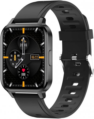  Montre connect&eacute;e Chronus Q18 IP68 &Eacute;tanche Fitness Tracker-Noir-Chronus 