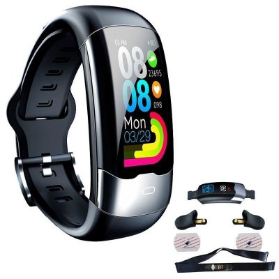  Montre Connect&eacute;e ChronusH02 &Eacute;tanche Fitness Tracker-Noir-Chronus