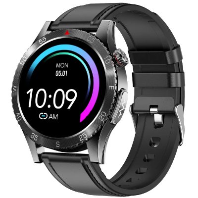 YONIS Montre Connect&eacute;e ECG 1.43' &Eacute;tanche Bluetooth