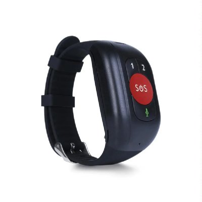 YONIS Montre Connect&eacute;e Etanche 4G Avec Traceur GPS Et Surveillance De Sant&eacute; Rouge 