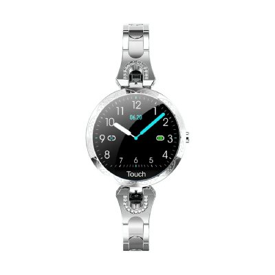 YONIS Montre Connect&eacute;e Femme El&eacute;gante Etanche IP67 Cardio Sommeil Gris