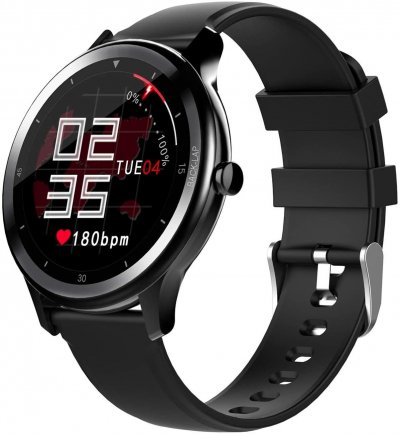 CHRONUS Montre Connect&eacute;e G28 Etanche Femme-Noir- 