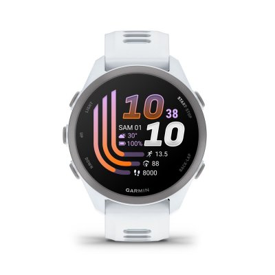 GARMIN Montre connect&eacute;e  Forerunner&reg; 170 GPS Blanc et Bleu nuage