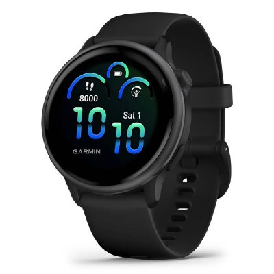 GARMIN Montre connect&eacute;e  v&iacute;voactive 6, lunette Gray avec bo&icirc;tier noir