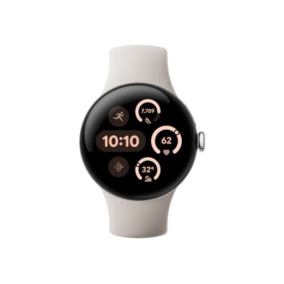 GOOGLE Montre connect&eacute;e  Pixel Watch 3 LTE 41 mm Blanc Porcelaine 