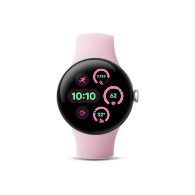 GOOGLE Montre connect&eacute;e  Pixel Watch 3 Wifi 41 mm Rose Qwartz 