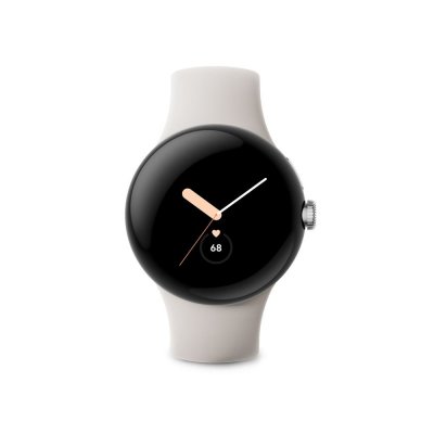 GOOGLE Montre connect&eacute;e  Pixel Watch Acier Arg/Bracelet Galet 4G
