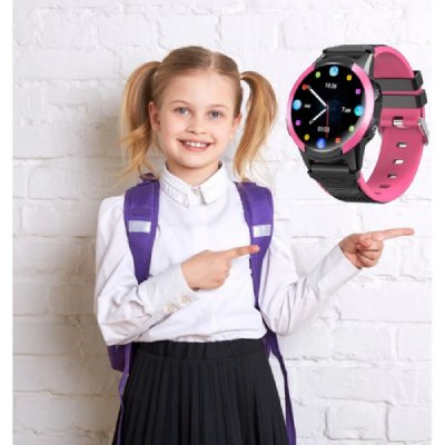 GENERIQUE Montre connect&eacute;e gps 4g enfant rose healysa