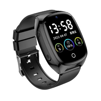 YONIS Montre Connect&eacute;e GPS S&eacute;nior Enfant Traceur Cardio Temp&eacute;rature Android iOS