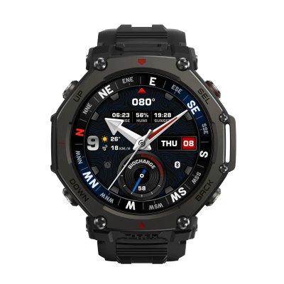AMAZFIT Montre connect&eacute;e GPS sport -  T-Rex 3 Pro 48mm - Noir - 