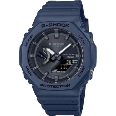 CASIO Montre connect&eacute;e Homme  G-shock GA-B2100-2AER Bleu G-Shock
