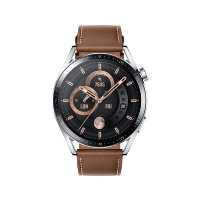 HUAWEI Montre connect&eacute;e  Watch GT 3 46mm Classic Marron 
