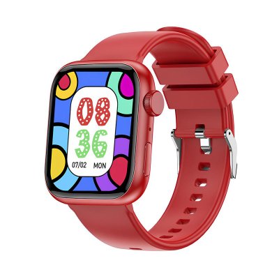 FOREVER Montre Connect&eacute;e IGo Watch 3 Bluetooth 5.3 Assistant Vocal IP67 Rouge