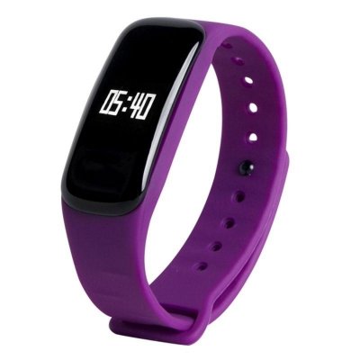 YONIS Montre Connect&eacute;e iOs Android Cardiofr&eacute;quencem&egrave;tre Violet 
