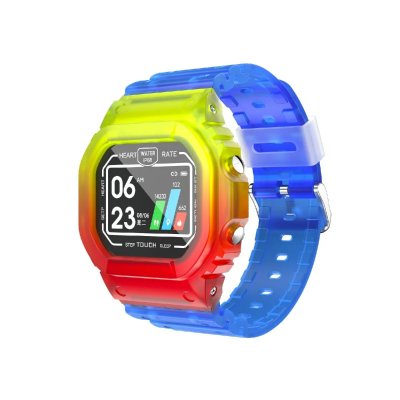 YONIS Montre Connect&eacute;e IP68 Etanche Ecran TFT Bluetooth Musique Moniteur Sommeil Cardiaque Multicolore 