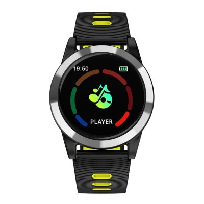 YONIS Montre Connect&eacute;e Iphone Android Bracelet Cardio 1.3 Pouce Photo A Distance Vert