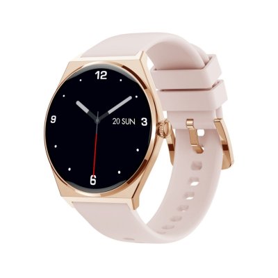MAXCOM Montre Connect&eacute;e  Ecowatch 5 Dor&eacute;