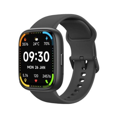 MAXCOM Montre connect&eacute;e  Ecowatch 6 Nero
