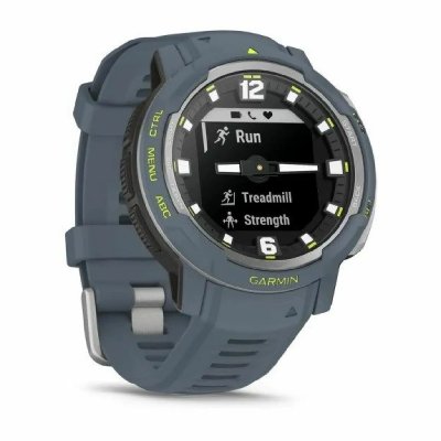 GARMIN Montre Connect&eacute;e Mixte 010-02730-04 avec bracelet bleu granite