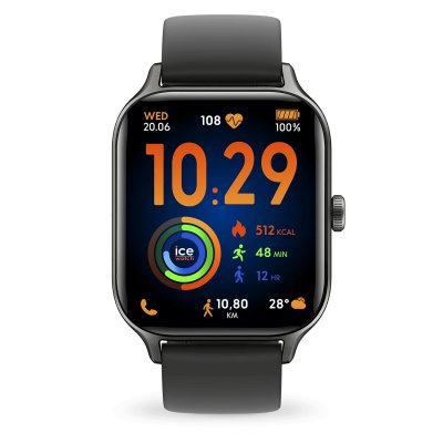 ICE WATCH Montre connect&eacute;e Mixte Ice-Watch - 25279 ICE fit RT 3.0 - Black - 1.97 - GPS - 40mm