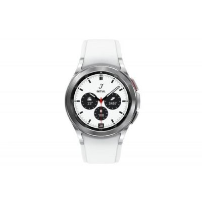 SAMSUNG Montre Connect&eacute;e  Galaxy Watch 4 Classic 42mm 3,05 cm (1.2"") Argent GPS