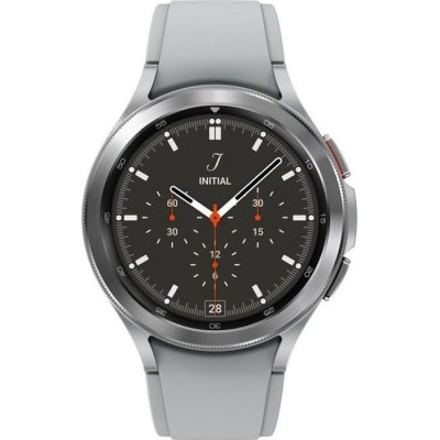 SAMSUNG Montre connect&eacute;e  Galaxy Watch4 Classic 46mm 4G Argent 
