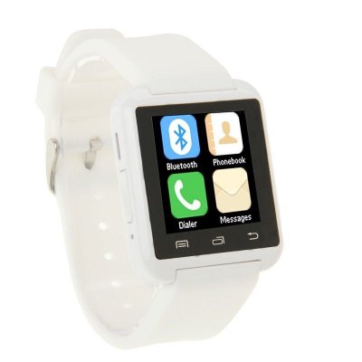 YONIS Montre Connect&eacute;e Smartphone Android Kit Mains Libres Bluetooth Ecran 1.5' Blanc -
