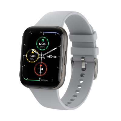 SMARTY 2.0 Montre connect&eacute;e SMARTY TRENDY  Acier inoxydable Gris 